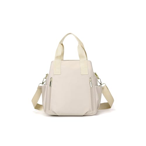 CORIOS Nylon Umhängetasche Damen Schultertasche Wasserdicht Henkeltasche Casual Tragetasche Multifunktionale Handtasche Leicht Tote Beutel Henkeltaschen für Einkaufen Reise Arbeit Alltag Khaki von CORIOS
