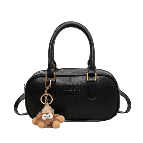 Damen-Umhängetasche, Schultertasche für Reisen, Handtasche, Hobo-Clutch mit Reißverschluss, Schwarz Damen-Umhängetasche, Schultertasche für Reisen, Handtasche, Hobo-Clutch mit Reißverschluss, Schwarz von CORIYA