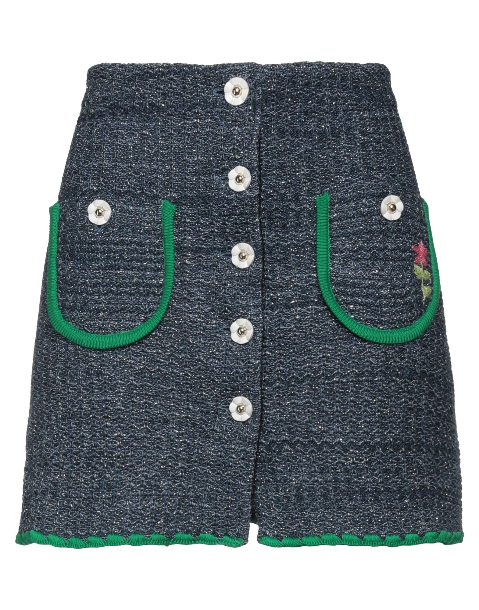 CORMIO Minirock Damen Taubenblau von CORMIO