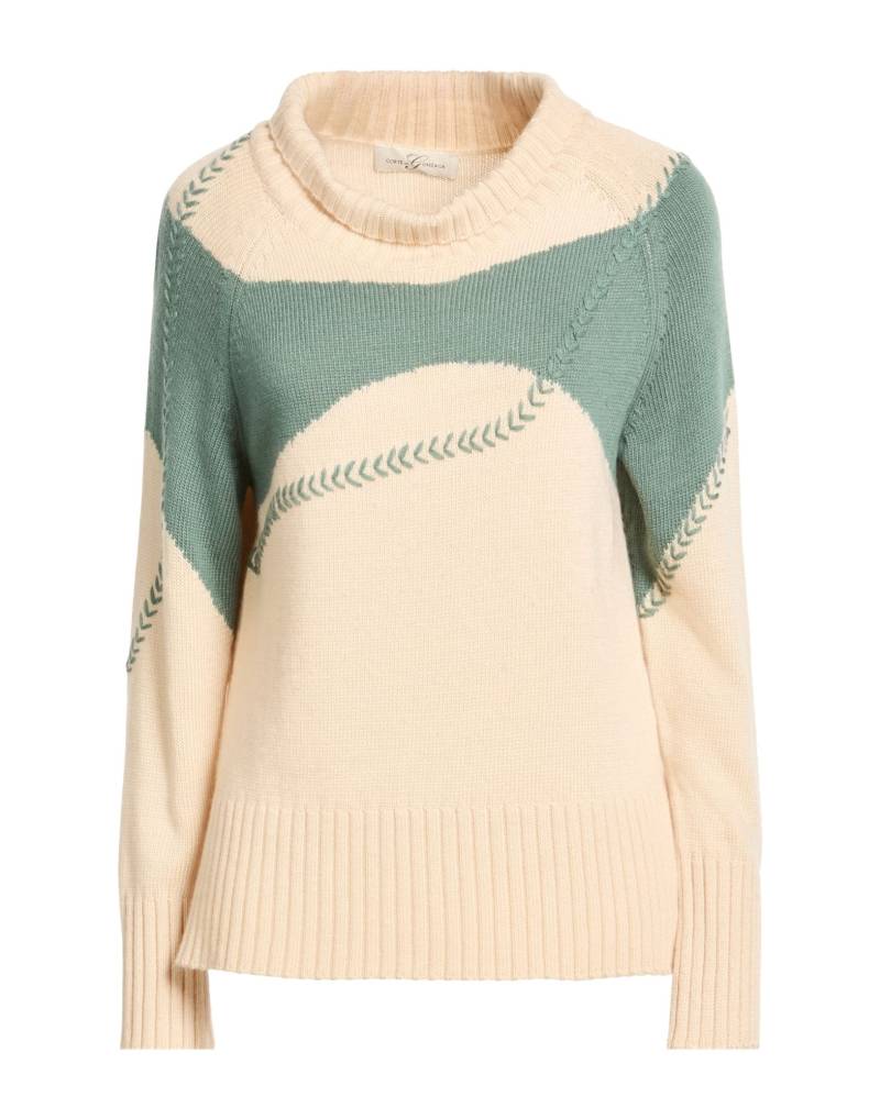 CORTE dei GONZAGA Rollkragenpullover Damen Cremeweiß von CORTE dei GONZAGA