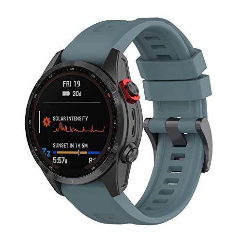 Ersatz-Uhrenarmbänder für Garmin EPIX Pro, 47 mm, für Damen und Herren, 22 mm, schnell anzubringen, Silikon-Ersatzarmband, passend für Garmin Quatix 7 Pro/Fenix 7/Fenix 6/Forerunner 965 955 Ersatz-Uhrenarmbänder für Garmin EPIX Pro, 47 mm, für Damen und Herren, 22 mm, schnell anzubringen, Silikon-Ersatzarmband, passend für Garmin Quatix 7 Pro/Fenix 7/Fenix 6/Forerunner 965 955 von CORXEFXEF