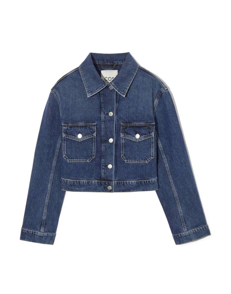 COS Jeansjacke/-mantel Damen Blau von COS