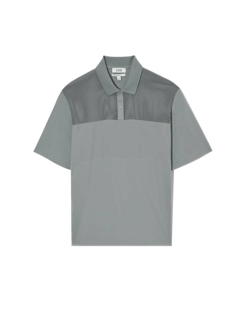 COS Poloshirt Herren Grau COS Poloshirt Herren Grau von COS