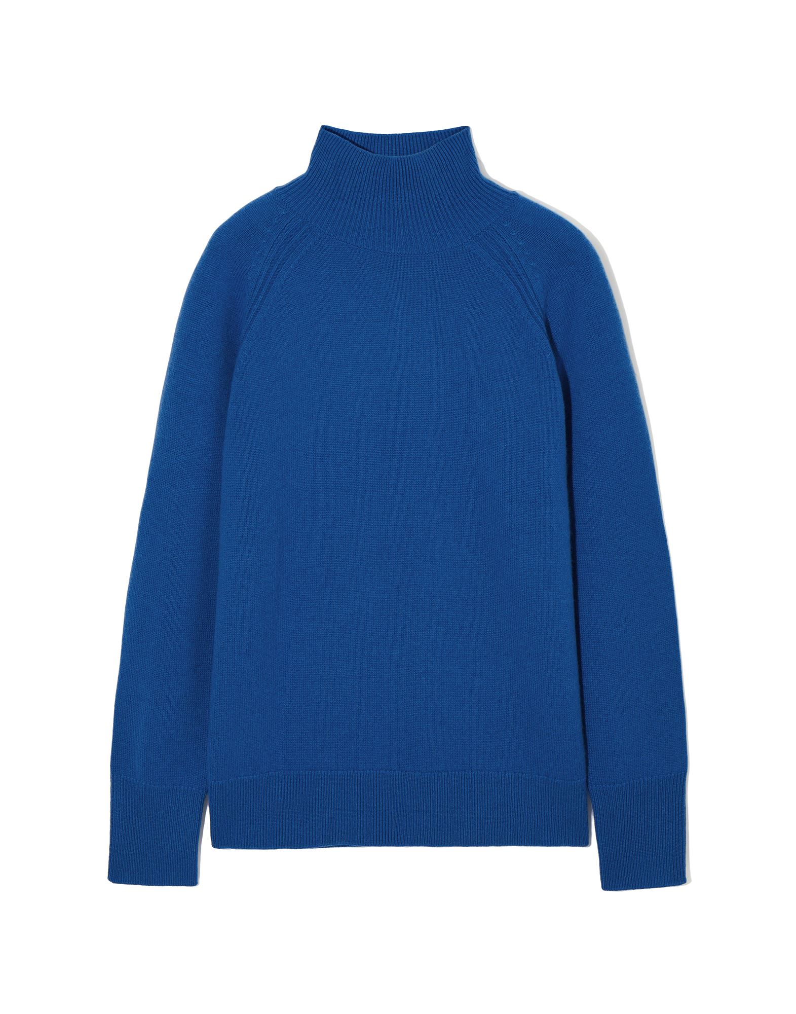 COS Rollkragenpullover Damen Azurblau von COS