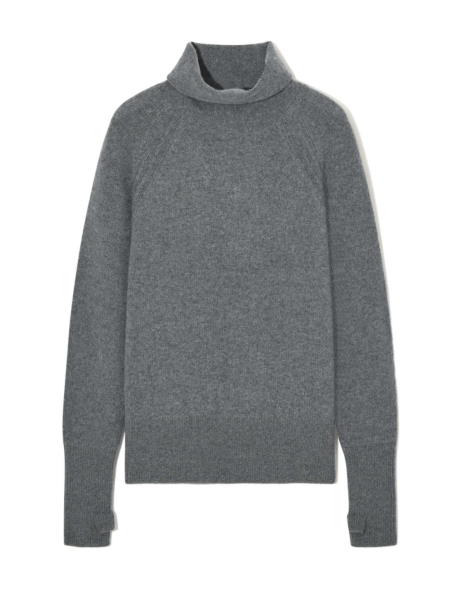 COS Rollkragenpullover Damen Grau von COS