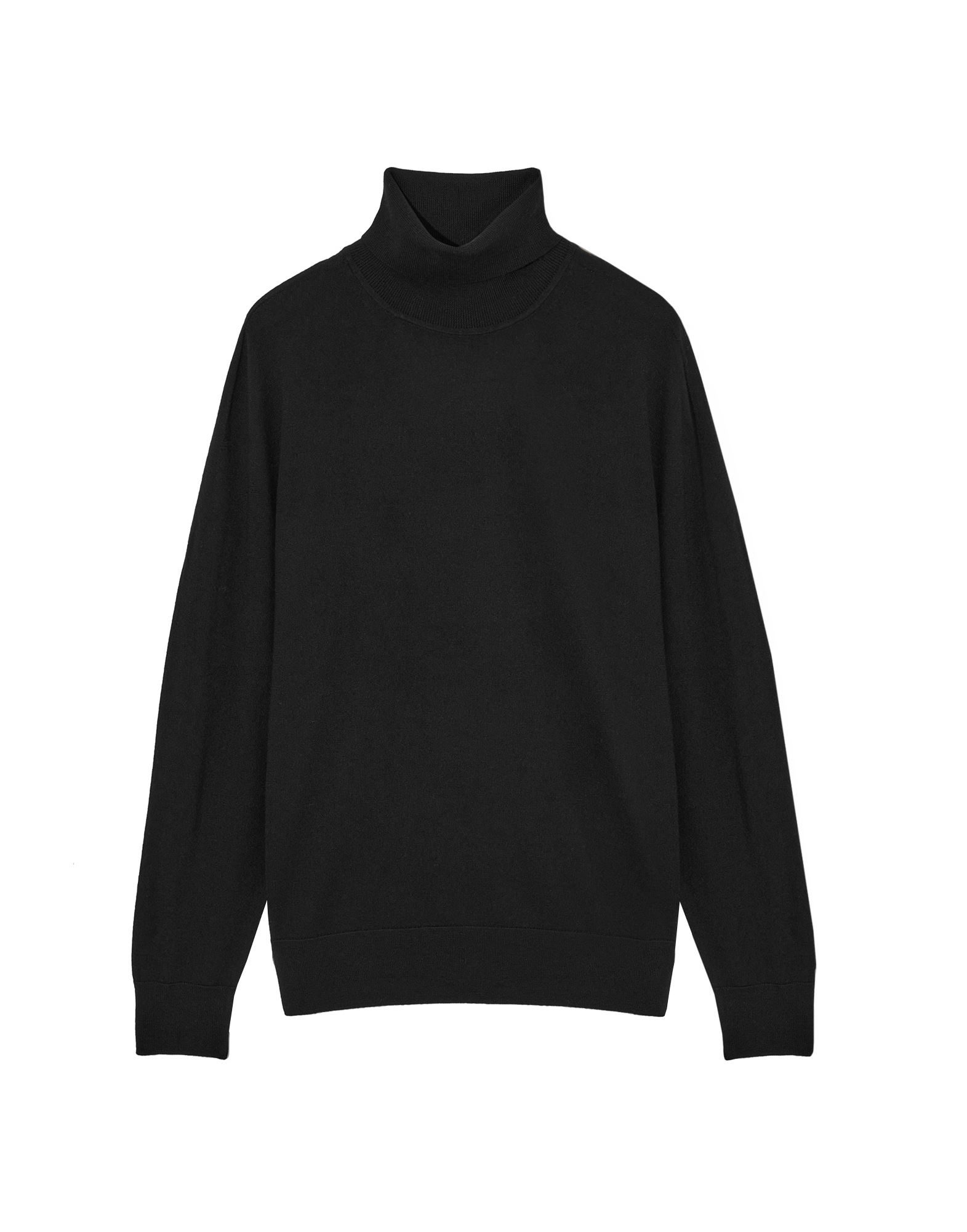 COS Rollkragenpullover Damen Schwarz von COS