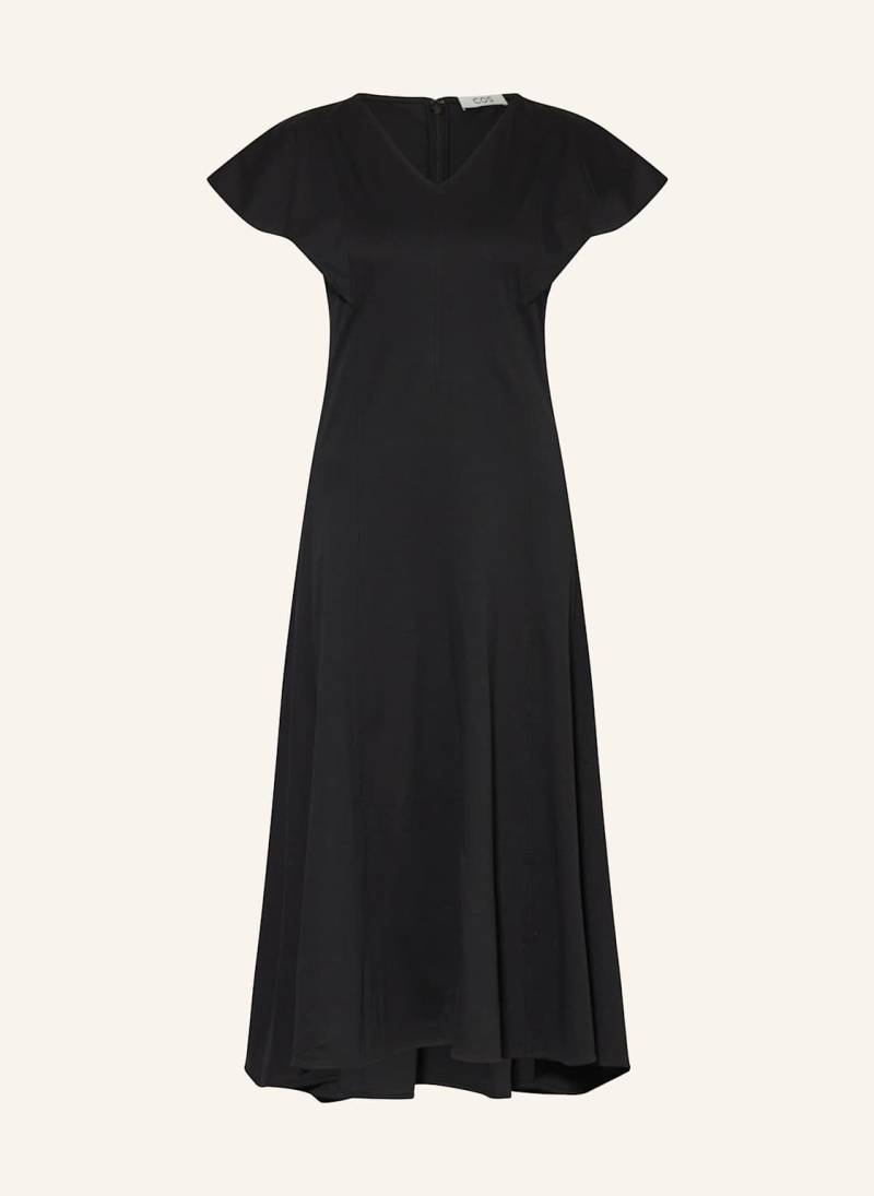 Cos Jerseykleid Mit Volants schwarz von COS