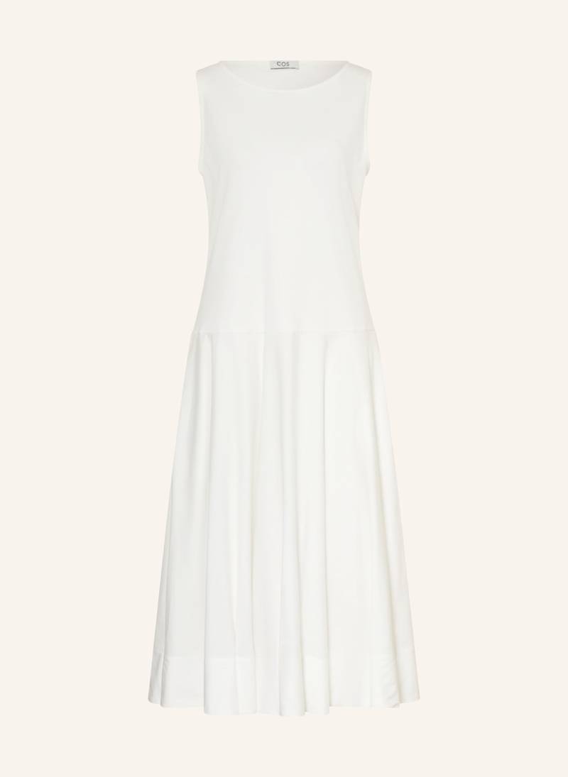 Cos Kleid Im Materialmix weiss von COS