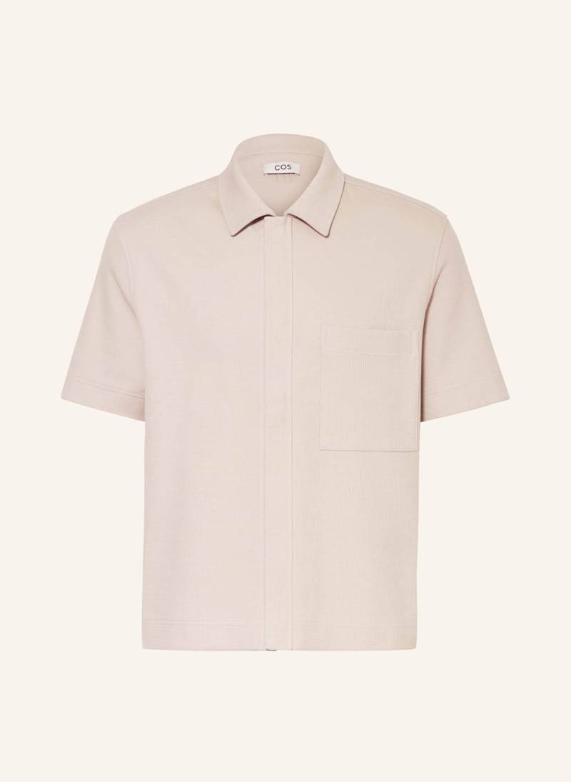 Cos Kurzarm-Hemd Comfort Fit Aus Jersey blau von COS