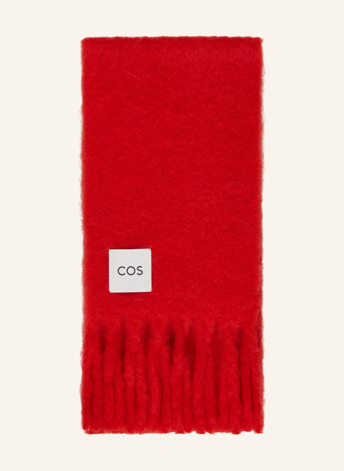 Cos Mohair-Schal rot von COS