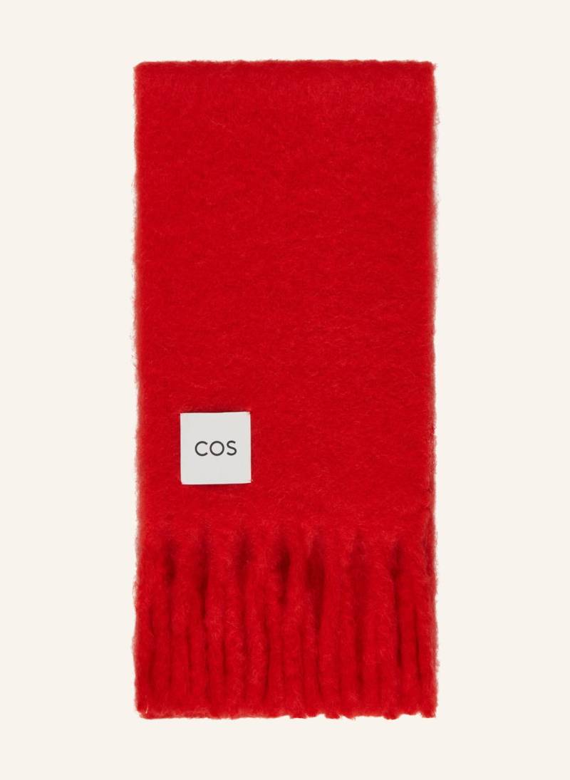 Cos Mohair-Schal rot von COS