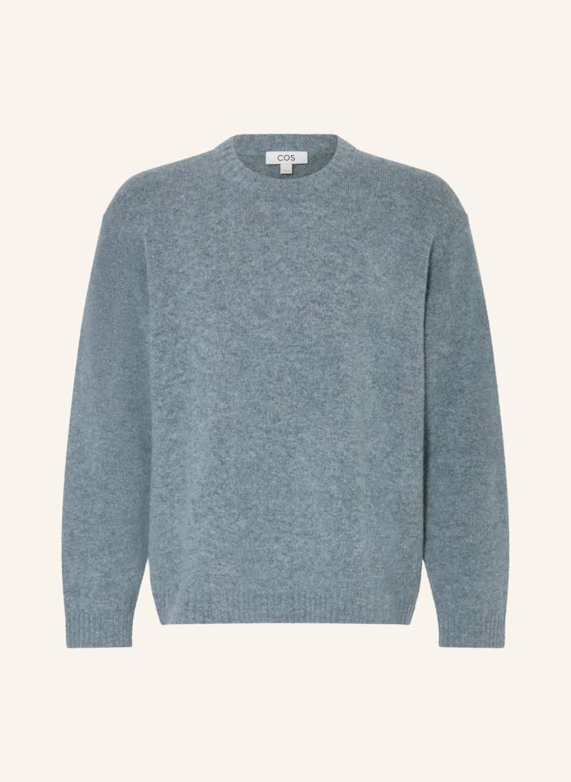 Cos Pullover Mit Alpaka blau von COS