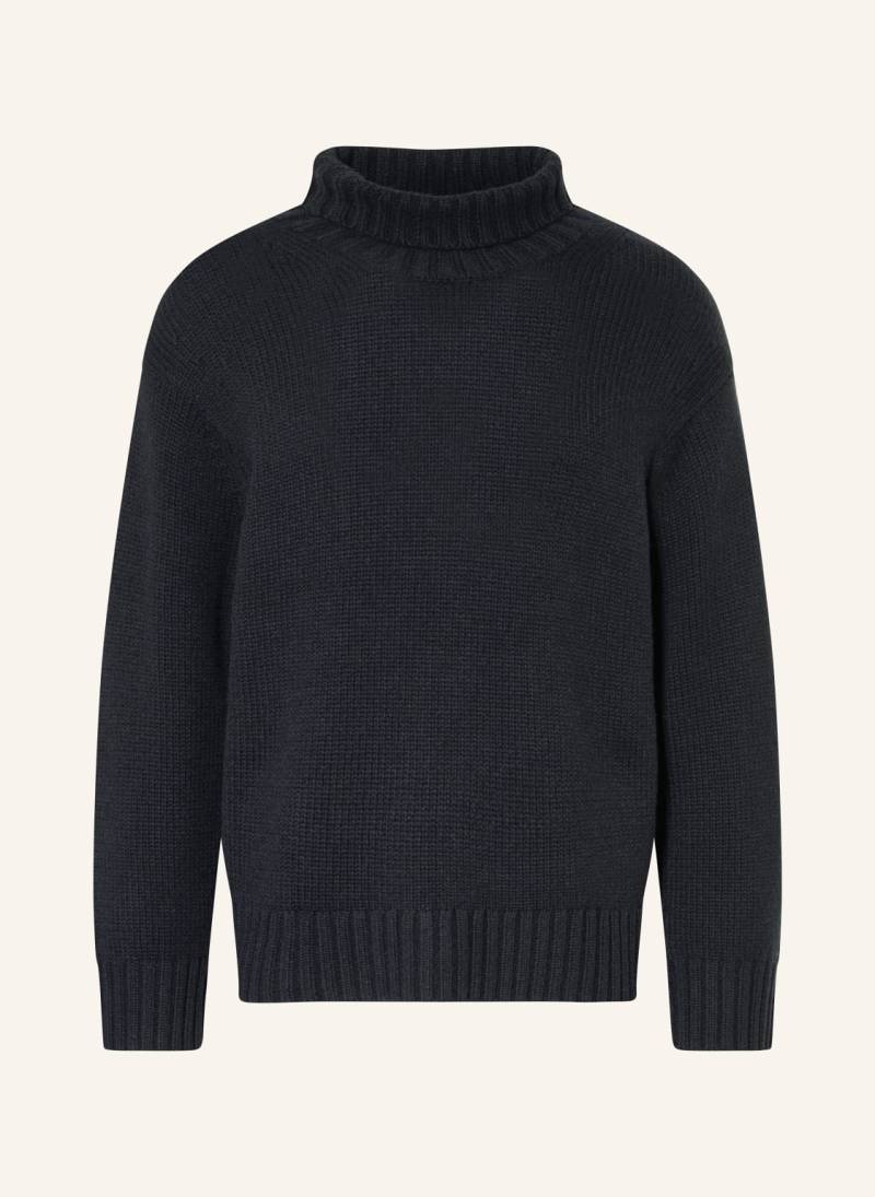 Cos Rollkragenpullover Aus Cashmere blau von COS
