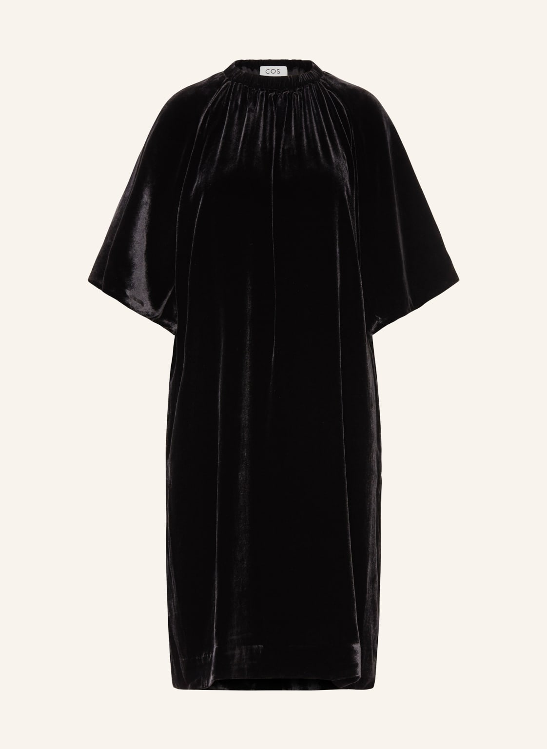 Cos Samtkleid schwarz von COS