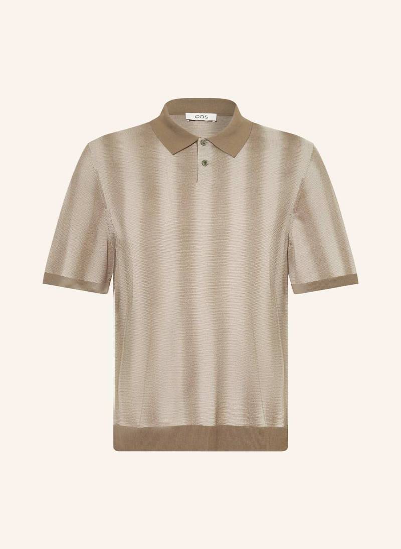Cos Strick-Poloshirt Akida braun von COS