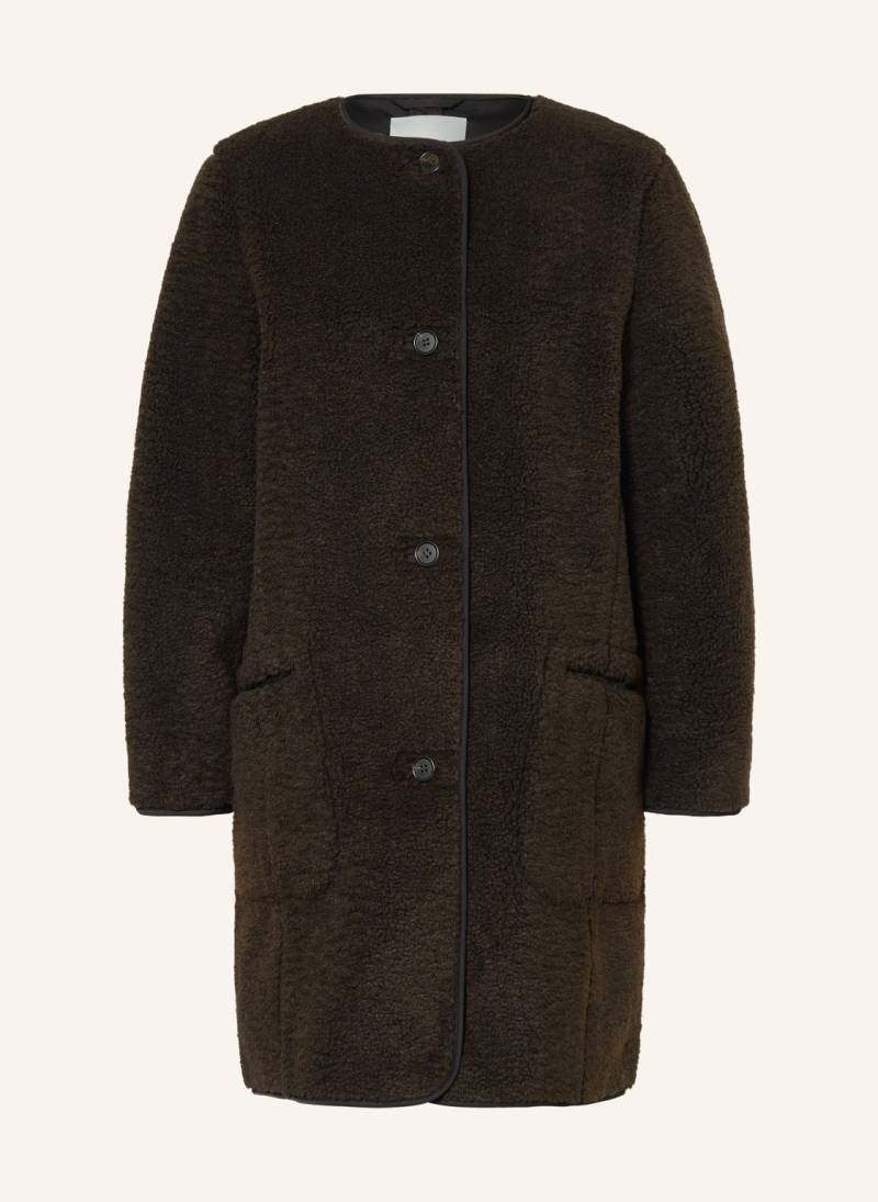 Cos Teddyfell-Mantel braun von COS