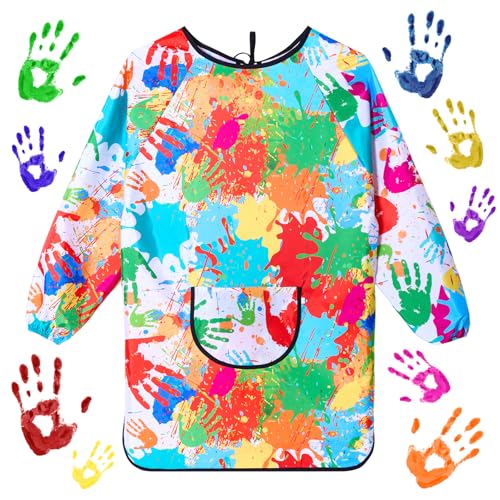 COSBERY Malkittel Schule 1. Klasse, Malschürze Kinder mit Big Taschen, Verstellbarem Gurt, Wasserdicht,Malkittel Kinder 7-12 jahre für Schule Kunst Malerei Kochen Mädchen Junge COSBERY Malkittel Schule 1. Klasse, Malschürze Kinder mit Big Taschen, Verstellbarem Gurt, Wasserdicht,Malkittel Kinder 7-12 jahre für Schule Kunst Malerei Kochen Mädchen Junge von COSBERY