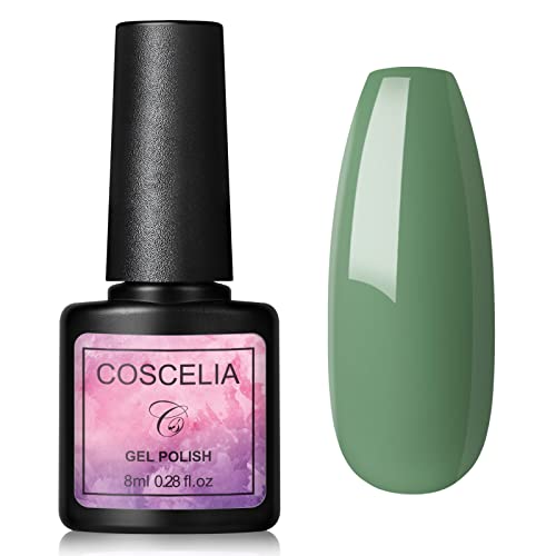 COSCELIA 1 Farben UV Nagellack Set 8ml Nagellack Set Einzelne Flasche Gel Nagellack Langlebig Gel Polish Set für Anfänger und Nail Salon Nail Art#020 von COSCELIA