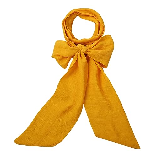 COSDREAMER Herren Renaissance Schal Jabot Cravat Kostüm Halsband (Gelb) von COSDREAMER