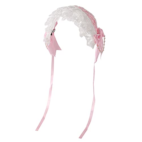 Mädchen Dienstmädchen Cosplay Stirnband Spitze Blume Kopfbedeckung (Rose) … von COSDREAMER