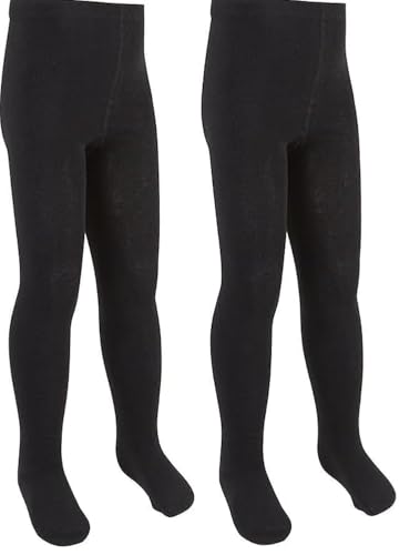 COSHAL® Kinder Mädchen Baumwollstrumpfhose Uniform Schulstrumpfhose Einfarbig Schule Warme Dicke Strumpfhose Kinder Winter Schule Warm Baumwolle Reich Enge Einfarbig Super Weiche Strumpfhose Alltag (2 von COSHAL