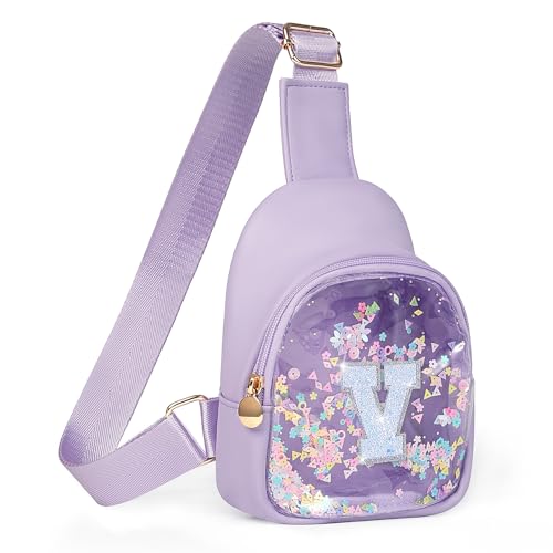 COSHAYSOO Schultertasche für Mädchen, Geburtstagsgeschenk, für Kleinkinder, Kinder, kleines Mädchen, Geldbörse, Crossbody-Tasche, Violett, Small COSHAYSOO Schultertasche für Mädchen, Geburtstagsgeschenk, für Kleinkinder, Kinder, kleines Mädchen, Geldbörse, Crossbody-Tasche, Violett, Small von COSHAYSOO