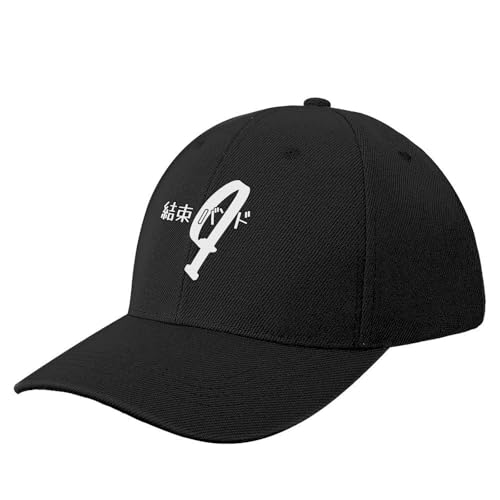 Basecap Bocchi The Rock Anime Kessoku Band Logo Baseball Cap schwarz Golf Hut Frauen Strand Mode Männer von COSIUOS