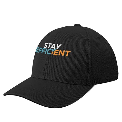 COSIUOS Basecap FICSIT Stay Efficient Motto Baseball Cap Custom Cap Beach schwarz Damen Hüte 2024 Herren von COSIUOS