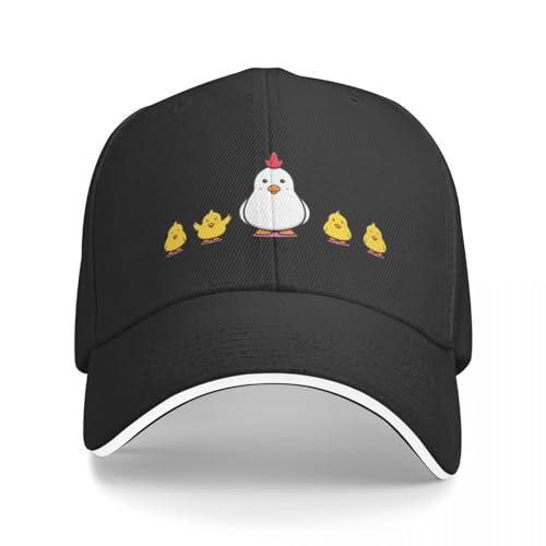 COSIUOS Basecap Henne und Küken Baseball Kappe Lustige Hut Designer Hut Hut Mädchen Männer COSIUOS Basecap Henne und Küken Baseball Kappe Lustige Hut Designer Hut Hut Mädchen Männer von COSIUOS