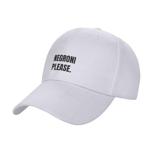 COSIUOS Basecap Negroni Please Baseball Cap Papa Hut Pferdemütze für Damen 2024 Herren von COSIUOS