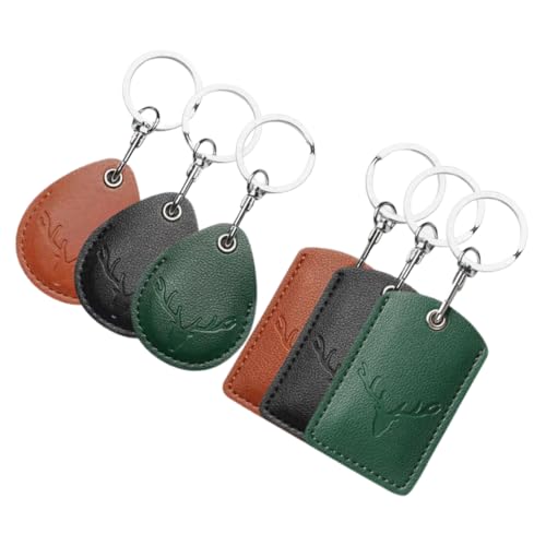 COSMEVIVI 6stücke Teiliges Kartenhüllen Mit Schlüsselanhänger Farbenfrohes Design Für Zugangskarten Praktische Deko Für Handtaschen Und Autoschlüssel Stilvoll Und Handlich von COSMEVIVI