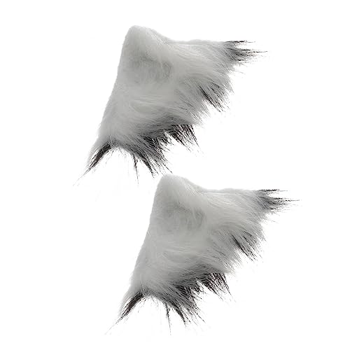 COSMEVIVI 1paar Cosplay Haarclips Mit Plüsch Tierohren Dekorative Haarspangen Für Partys Und Kreative Kostüme Für Stylische Frisuren Und Tierische Auftritte von COSMEVIVI