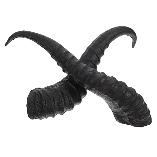 COSMEVIVI Künstliche Schafhörner Für Diy-stirnband Kunststoffgeweihhörner Cosplay-kostüm-requisiten Naturgetreue Modelle Hochwertiger Kunststoff von COSMEVIVI