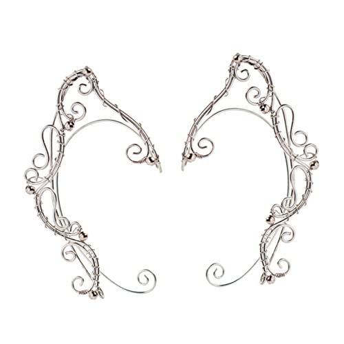 COSMEVIVI 1 Paar Delicate Elfen Ohrclips Handgefertigte Ohrklemmen für Damen Non Piercing Ear für Cosplay und Alltag Ohrringe für Besondere Anlässe COSMEVIVI 1 Paar Delicate Elfen Ohrclips Handgefertigte Ohrklemmen für Damen Non Piercing Ear für Cosplay und Alltag Ohrringe für Besondere Anlässe von COSMEVIVI