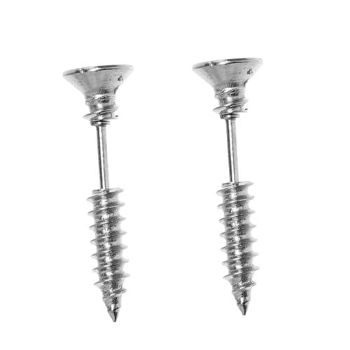 COSMEVIVI Hip Hop Ohrstecker Edelstahl Punk Ohrstecker Tragus Schmuck Set Einzigartige Schraube Altersgruppen von COSMEVIVI