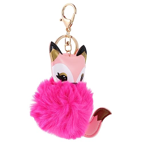 COSMEVIVI Kleiner Fuchs Schlüsselanhänger Cartoon Plüsch Tasche Schlüsselanhänger Exquisite Verarbeitung Keine Ecken und Kanten von COSMEVIVI