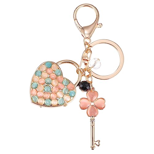 COSMEVIVI Einfacher Auto-schlüsselanhänger Stilvoller Schlüsselanhänger in Herzform für Damen von COSMEVIVI