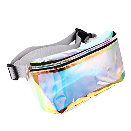 COSMEVIVI PVC-gürteltasche Für Damen Brusttasche Mit Reißverschluss Stylische Gürteltasche Für Mädchen von COSMEVIVI