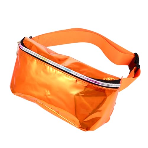 COSMEVIVI 1pc Cross Body Brusttasche Mode PVC Gürteltasche Für Frauen Umhängetasche Für Frauen Orange COSMEVIVI 1pc Cross Body Brusttasche Mode PVC Gürteltasche Für Frauen Umhängetasche Für Frauen Orange von COSMEVIVI