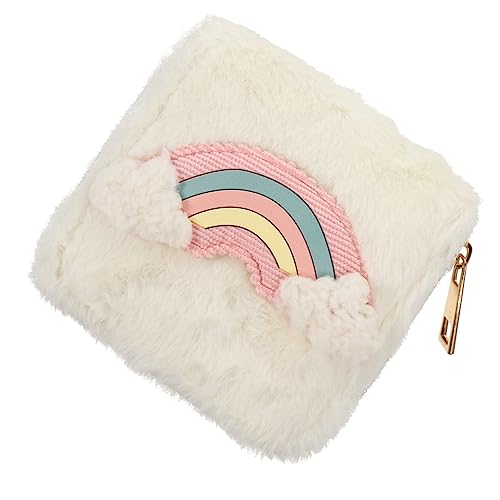 COSMEVIVI 1stück Kreative Geldbörse Aus Plüsch Praktisches Und Leichtes Portemonnaie Für Mädchen Buntes Design Für Schule Und Freizeit von COSMEVIVI