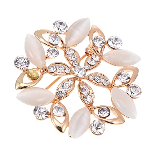 COSMEVIVI Brosche Pin Stick Für Frauen Legierung Blume Design Chic Breastpin Anzug Schmuck von COSMEVIVI