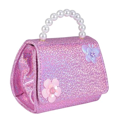COSMEVIVI 1 Stück Mini Handtasche Kinder Kettentasche Kinder Umhängetasche Perlenhandtasche von COSMEVIVI