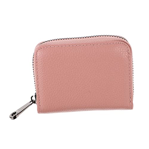 COSMEVIVI 1stück Pu Geldbörse Mit Reißverschluss Diebstahlsichere Kreditkartenhülle Aus Leder Mit Kartenfächern Große Kapazität Für Damen Und Herren Für Reisen Und Alltag von COSMEVIVI