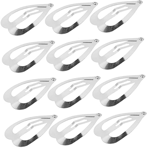 COSMEVIVI 100stücke Herz-haarspangen Mit Druckknopf Kawaii Haarschmuck Für Frauen Herz-haarspangen Dicke Haare Mädchen Dekorative Für Alltag Und Anlässe von COSMEVIVI