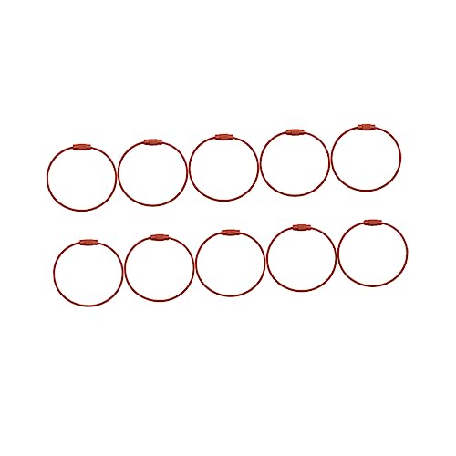 COSMEVIVI Schlüsselanhänger Schlüsselanhänger Teile 10Pcs Metall Schlüsselanhänger Mode Retro einfache Schlüsselanhänger von COSMEVIVI