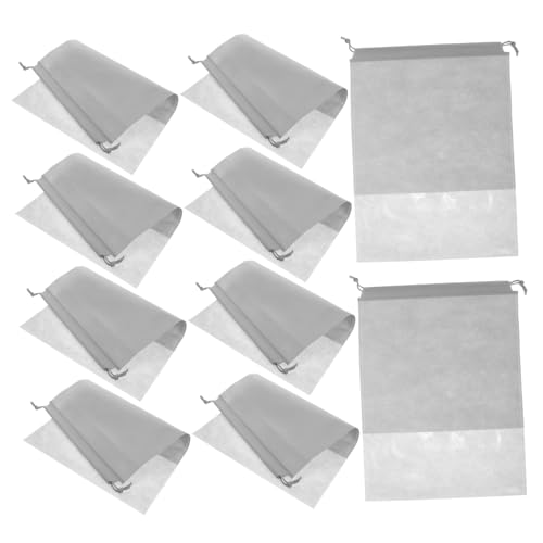 COSMEVIVI 10stücke Schuhbeutels Mit Transparenten Fenstern Zum Aufbewahren Von Schuhen Tragbare Schuhaufbewahrungsbeutel Staubbeutel Für Schuhe Reiseschuhbeutel Für Damen Und Herren Schuh-or von COSMEVIVI