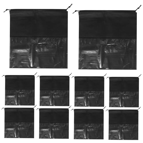 COSMEVIVI 10stücke Teiliges Schuhtaschen Gewebtem Material Staubdicht Für Reise Und Aufbewahrung Von Schuhen Zubehör Und Kleidung Kordelzug Für Männer Und Frauen von COSMEVIVI