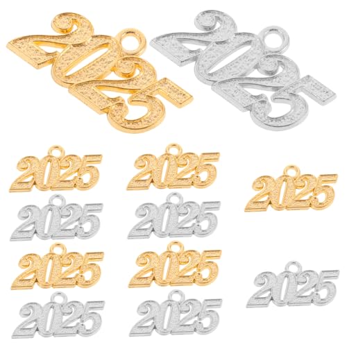 COSMEVIVI 12stücke Schmuckanhänger Für Diy Zahlen-charms Anhänger Für Halsketten Und Armbänder Bastelbedarf Für Schmuckherstellung von COSMEVIVI