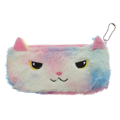 COSMEVIVI -Federmäppchen Cartoon-Plüsch-Federmäppchen für Jungen und Mädchen Jungen und Mädchen Bleistift-Aufbewahrungstasche Schul-Schreibwarentasche von COSMEVIVI