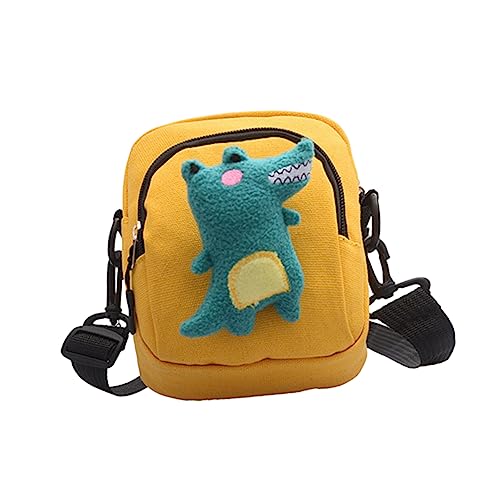 COSMEVIVI 1stück Mini Umhängetasche Mit Dinosaurier- Für Damen Stylische Canvas Crossbody Bag Kleine Aufbewahrungstasche Für Handys Für Schule Und Freizeit von COSMEVIVI